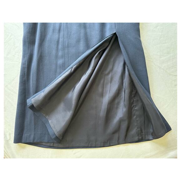 NWT Casual Corner Maxi Skirt Blue Size 8 - Picture 6 of 6